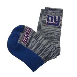New York Giants  Football Sporty Athletic Crew Style Socks